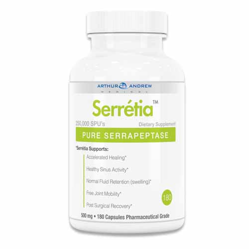 SERRETIA 250000 SPU Serrapeptáza 180 Caps SERRETIA 250000 SPU Serrapeptáza 180 Caps