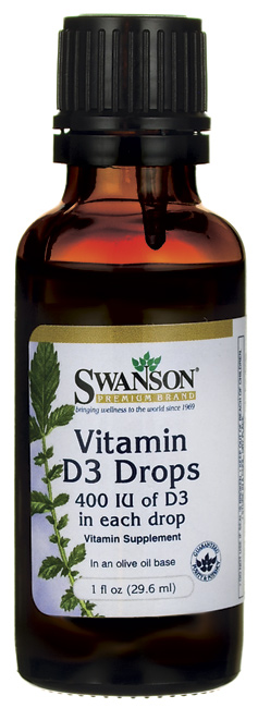 Swanson Vitamin D3 400IU Swanson vitamin D3 400IU